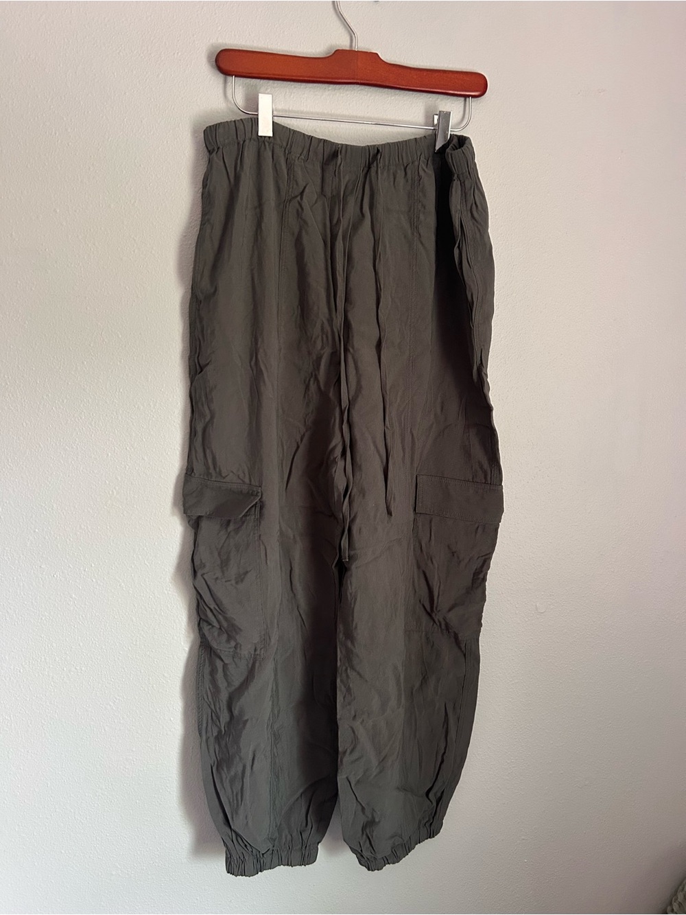 Anthropologie Olive Utility Cargo Joggers